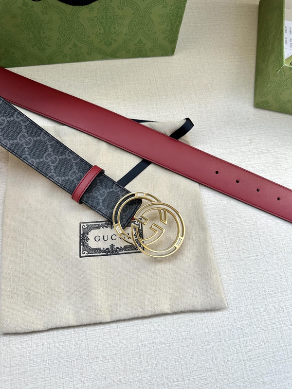 グッチベルト激安角部分ディテール